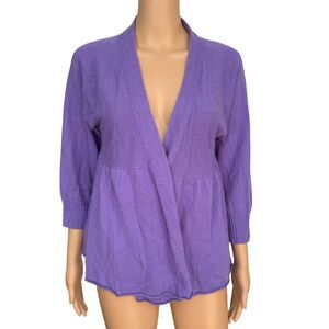 Calypso Christiane Celle 100% Cashmere Sweater cardigan Size M